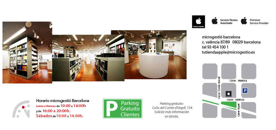 Horario tienda Barcelona
