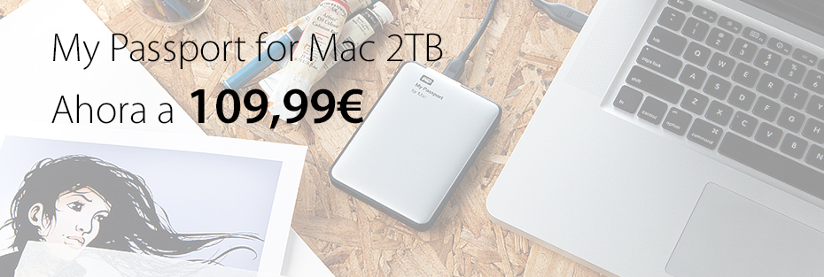 Promoci�n disco duro My Passport 2TB para Mac