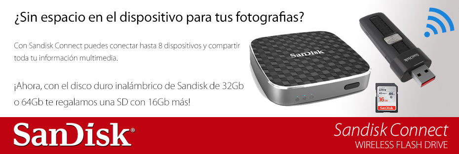 Promoci�n Sandisk Connect